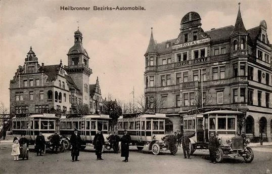 Heilbronn (7100) Hotel Royal Omnibus 1911 I